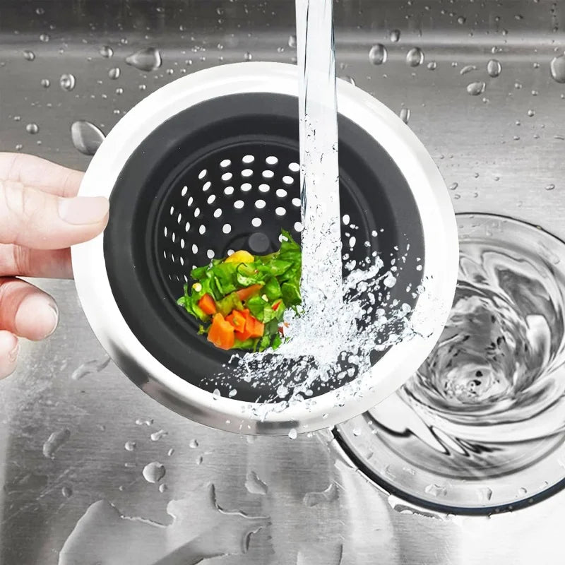 Kitchen Silicone Sink filter Sewer Anti-Clogging food Waste Strainer Hair Catcher Water Stop Stopper for Bathroom Accessories Oasis Select