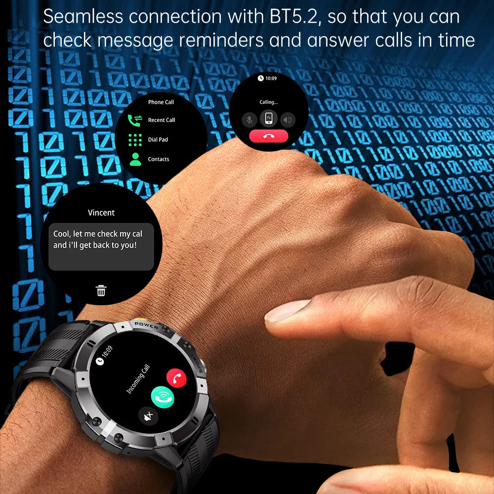 Blue Tooth Call Women Fitness Outdoors Smart Watches 1.52" Waterproof Sleep Heart Rate Monitor Sports Smartwatch Weather Oasis Select