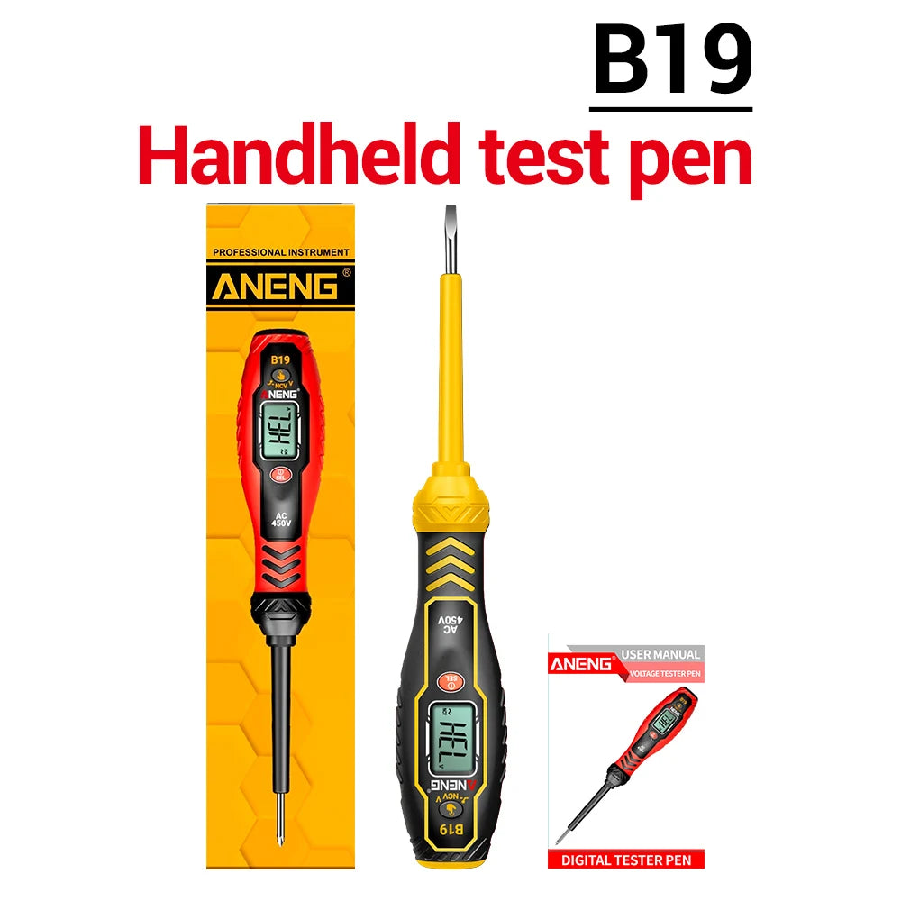 B19 Multifunctional Electrician Test Screwdriver Pencil AC Non-contact Induction Test Pen Voltage Tester Pencil Voltage Detector Oasis Select Type C