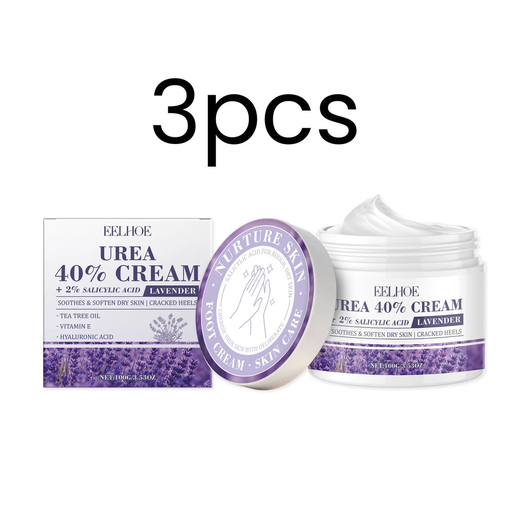 EELHOE 40% Urea Cream – Cracked Heel & Dry Foot Repair Urea Foot Cream Oasis Select 3pcs