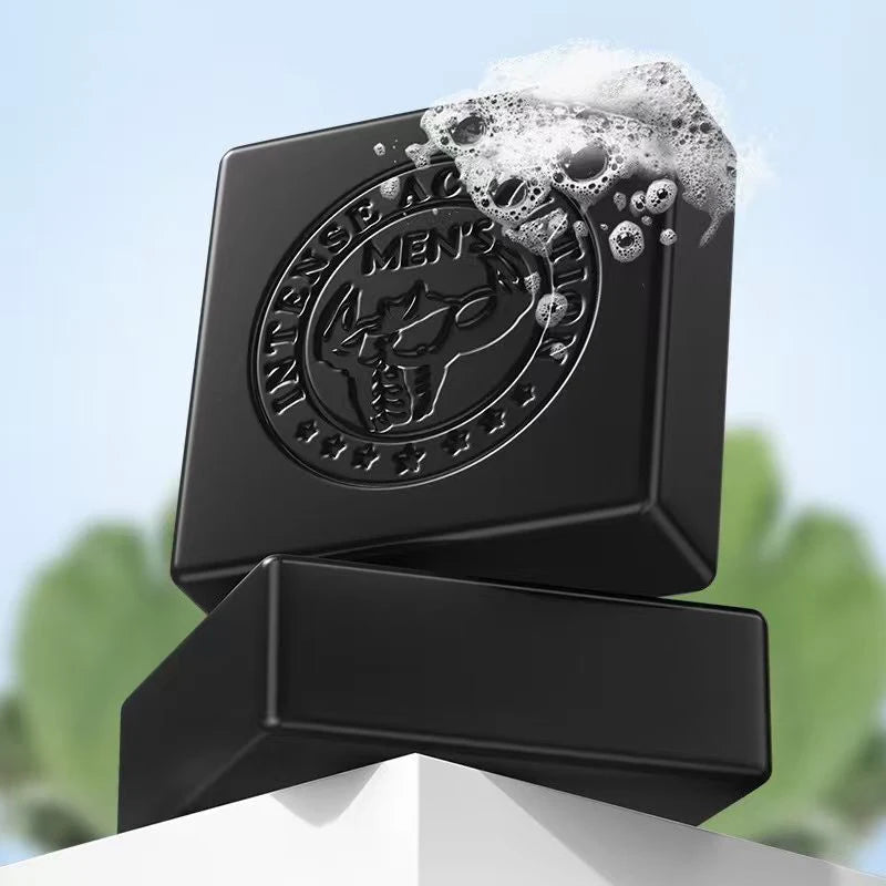 2PCS Men's Refreshing Essence Soap, Refreshing Cleaning Soap, Contains Vitamin B Vegan E Oasis Select