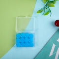 12PCS Silicone Ear Plug Reusable Silicone Wax Earplugs Swimming Moldable Earplugs Noise Reduction Cancelling Sleeping Protection Oasis Select Blue