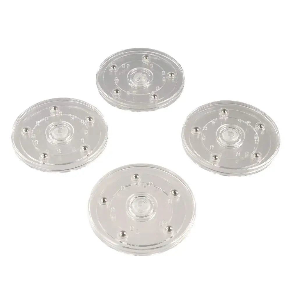 Creative 360-Degree Acrylic Turntable Transparent Round Rotating Display Stand Clear Plastic 360-Degree Rotary Table Antique Oasis Select