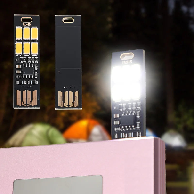 POCKETMAN USB Card Light – 6 LED Mini Pocket Night Light 5V