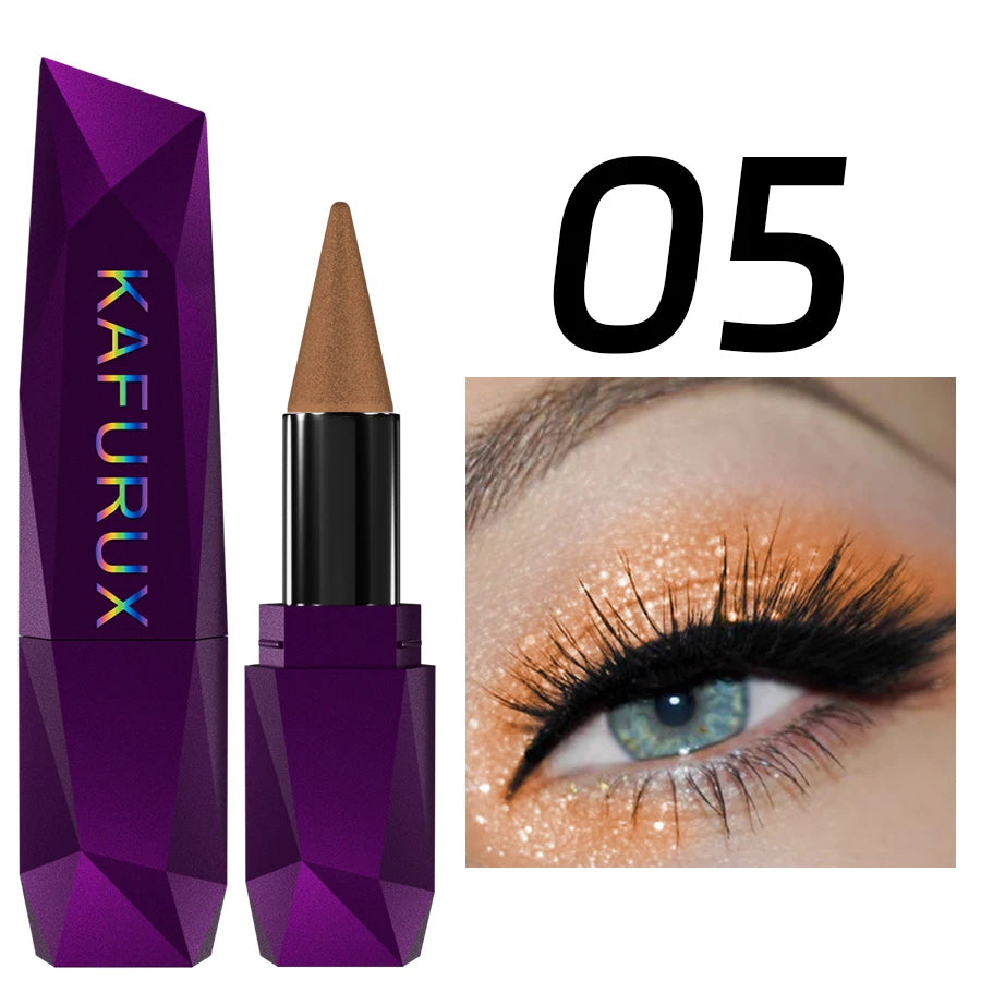 KAFURUX 25-Color Pearlescent Eyeshadow Stick – Waterproof