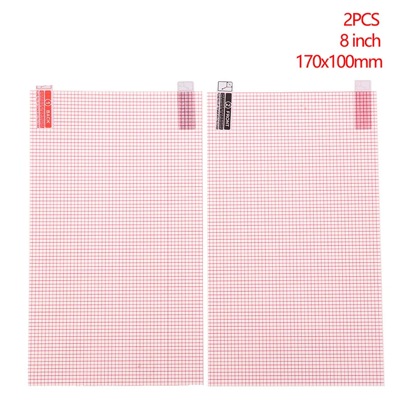 2PCS PET Universal Screen Protector 5/6/7/8/9/10/11/12 Inch Smart Phone Tablet GPS Protective Film Oasis Select MR-01
