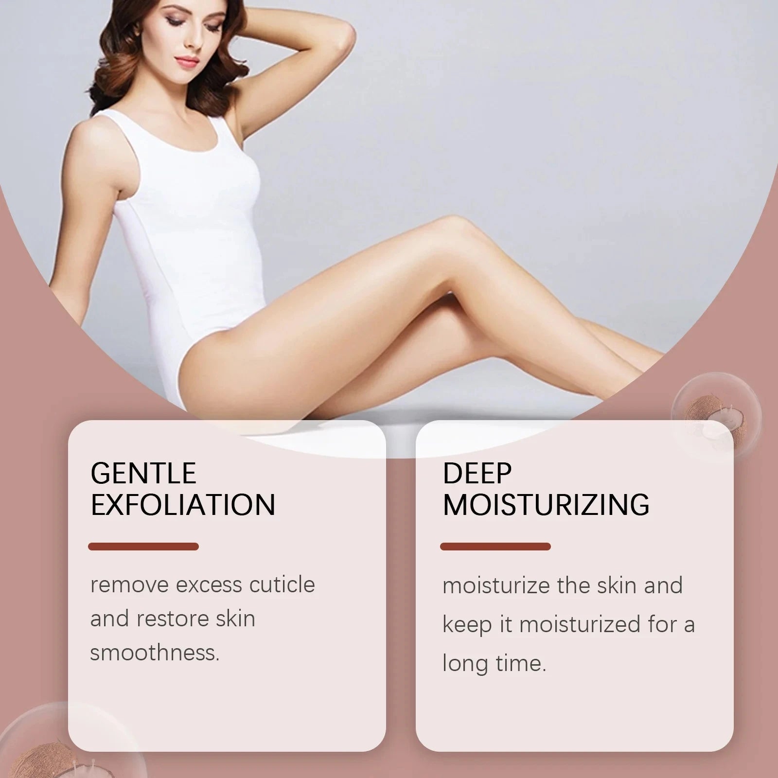 Sea Salt Body Scrub Exfoliating Deep Cleansing Remove Melanin Whiten Skin Shrink Pore Smooth Soft Nourish Coconut Coffee Scrub Oasis Select