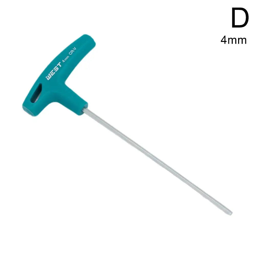 KITPIPI T-Handle Hex Allen Wrench | CRV 2mm–10mm T-Handle Hex Wrench Oasis Select 4.0mm