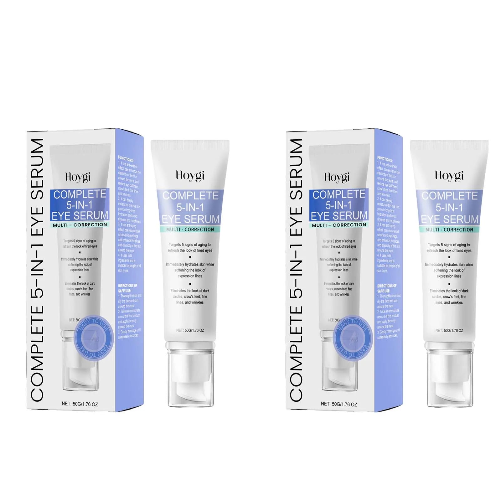 Hoygi Collagen 5-in-1 Eye Cream – Dark Circles & Fine Lines Firming Eye Cream Oasis Select 2 x 50g Boxed