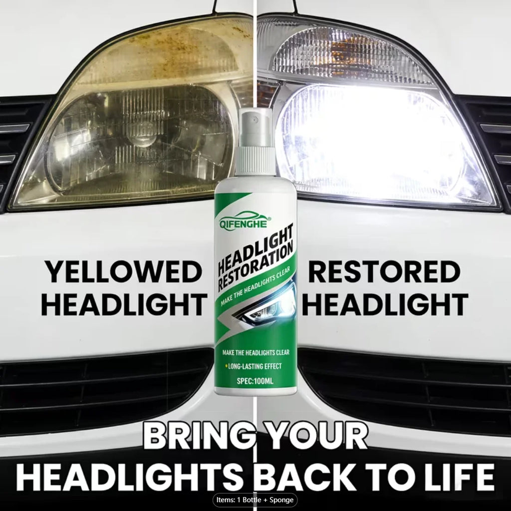 Car Headlight Restoration Spray – Cleaner & Restorer Headlight Restoration Spray Oasis Select