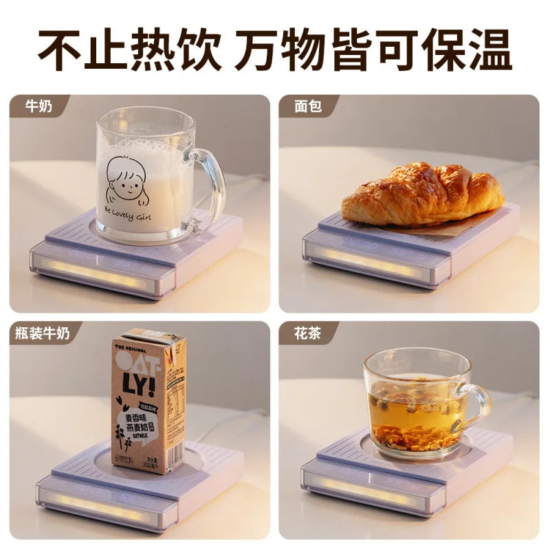 Smart Heating Coaster – Adjustable Temp & Auto Power-Off