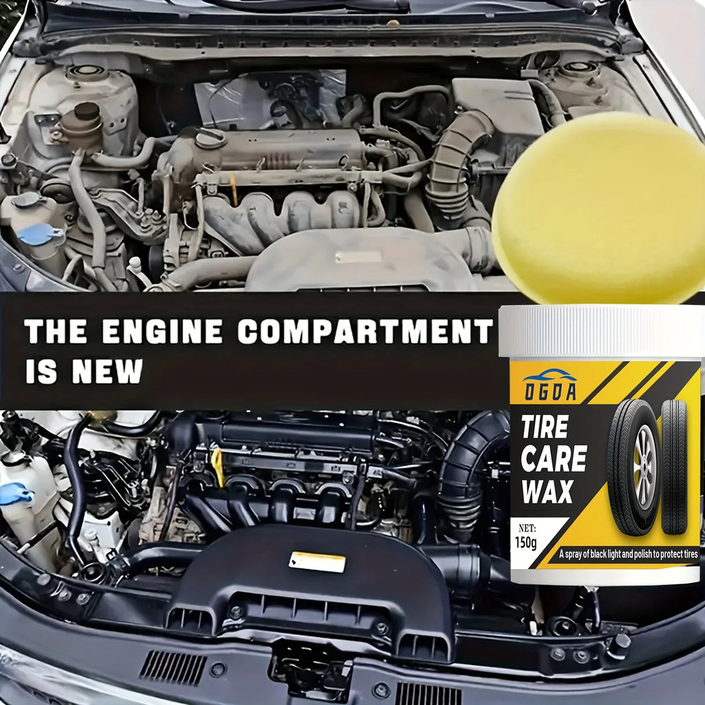 Black Tire Shine Paste – Restores Color & Prevents Cracking