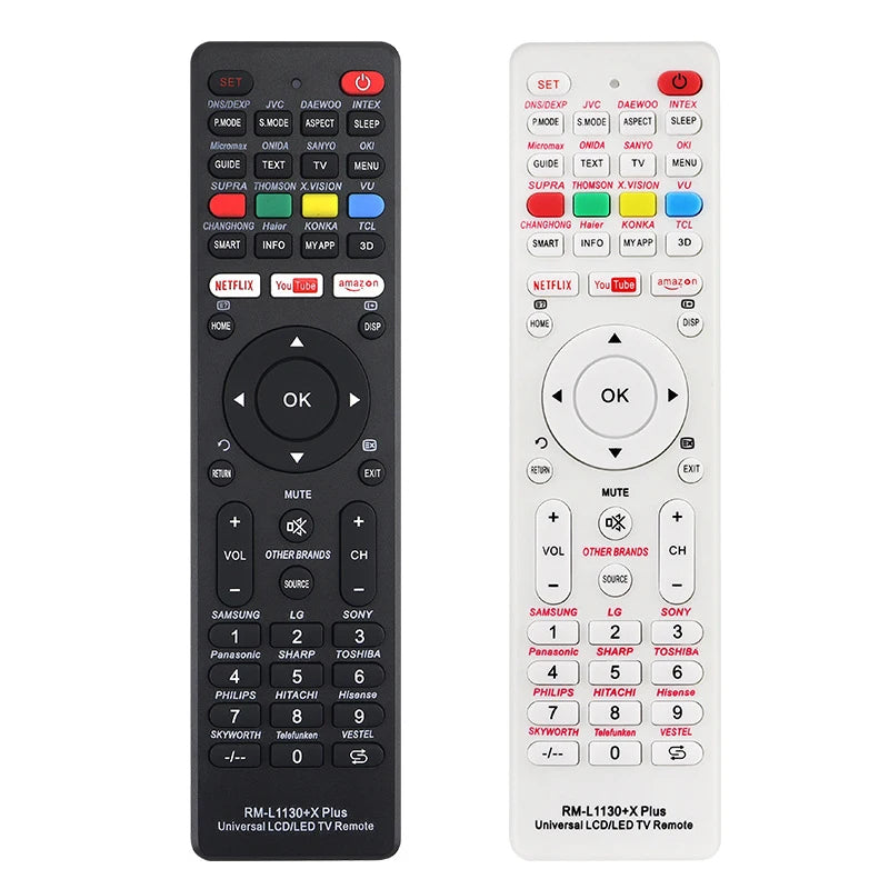 Universal TV Remote Control RM-L1130+X for Various Television Brands Oasis Select