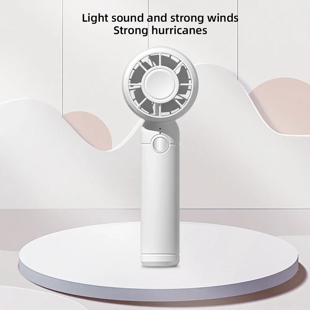 USB Rechargeable Mini Handheld Fan – Portable Office & Travel