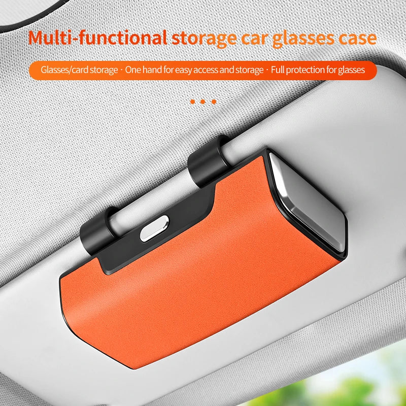 Car Sun Visor Glasses Case – Anti-Scratch Sunglasses Holder