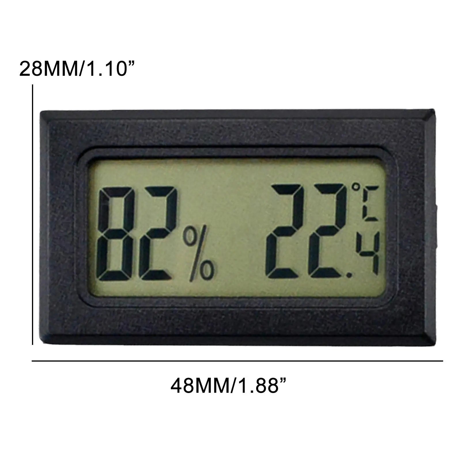 Mini Digital LCD Thermometer Hygrometer | Temp & Humidity Gauge