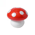 Mini Household Accessories Cute Garbage Can Waste Bin with Lid Detachable Collect Rubbish Red Mushroom Table Desk Binwastebaske Oasis Select Red
