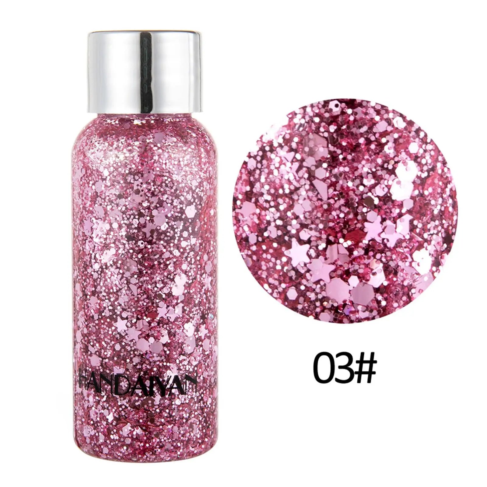 Glitter Body Lotion Diamond Glitter Gel Cream Eye Nail Hair Body Face Glitter Gel Lasting Sparkling Lotion Party Glitter Shimmer Oasis Select C