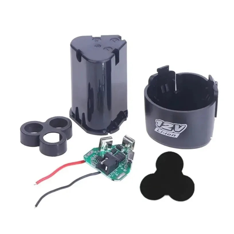 18650 Lithium Battery Shell PCB 12V Black Battery Protection Board Plastic Shell Suitable For Repairing And Assembling Batteries Oasis Select