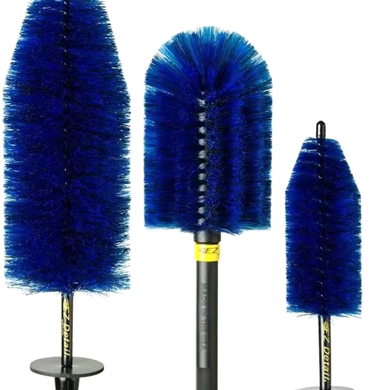 Car Detailing Brush with Soft Bristles; 1/3 Set Non-Scratch Wheel Rim and Tire Cleaning Tool Oasis Select