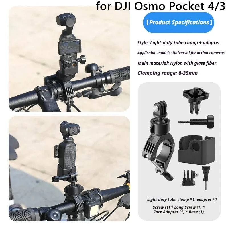 DJI Osmo Pocket 3/4 Head Strap, Chest Mount & Backpack Clip Kit