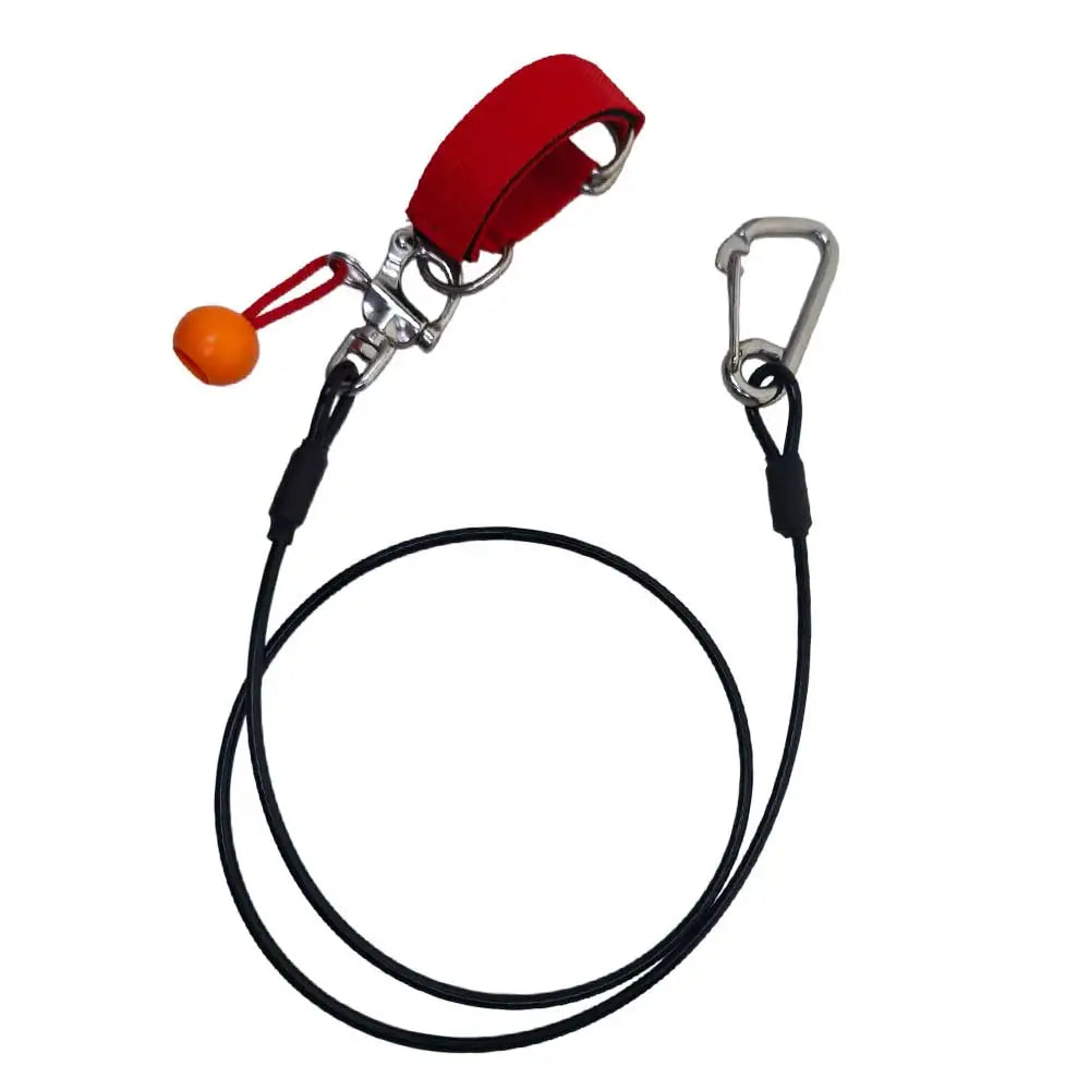 4.56FT Deep Sea Training Freediving Lanyard Spearfishing Scuba Diving Safety Stainless Steel Leash & Quick Release Wrist Strap Oasis Select