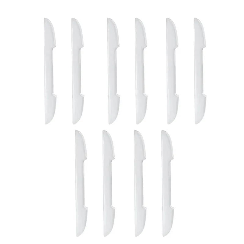 2/8/12pcs Transparent Anti-Collision Protector Bar Strips Side Edge Protection Guards Rear View Mirror Cover Protection Stickers Oasis Select 10pcs