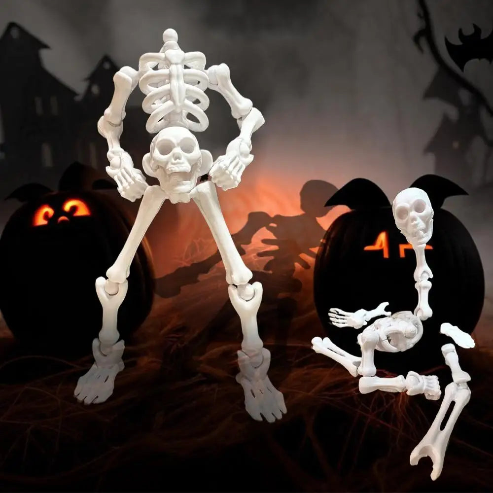 3D Skull DIY Assembly Toy – Articulated Mini Skeleton Model