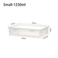 1Pcs School Home Office Supplies Document Storage Container Multifunctional Transparent A4 A5 File Organizer Plastic Oasis Select Small for A5 Size