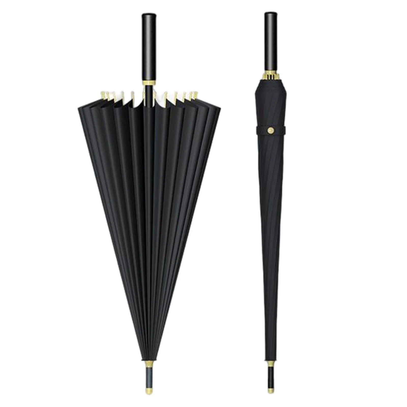 HOBBAGGO 24-Rib Auto Open Windproof All-Weather Umbrella