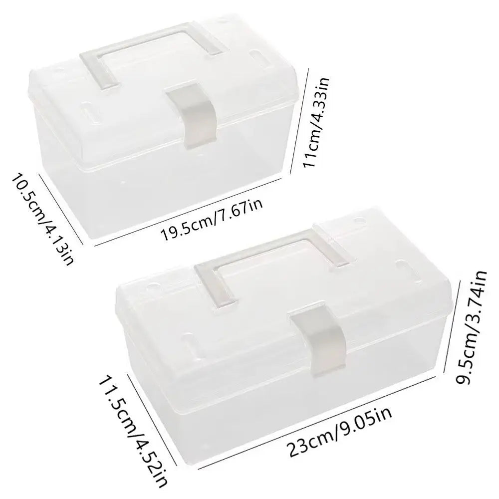 Storage Box Household Miscellaneous Storage Box Large-Capacity Waterproof Dustproof Jewelry Bead Container Desktop Storage Case Oasis Select