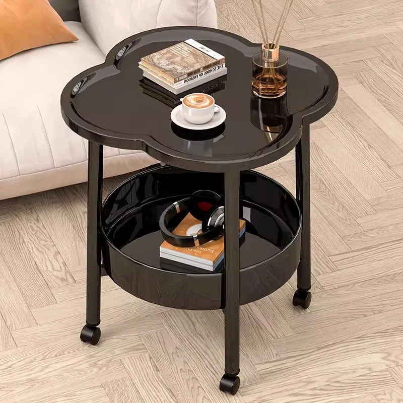 Side few Double sofa side cabinet Table mobile shelf Small coffee table Oasis Select Black-sj-2-tsgj-l