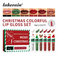Christmas 5-Piece Colorful Lip Gloss Set – Shiny & Long-Lasting Lip Gloss Set Oasis Select 5 colors set
