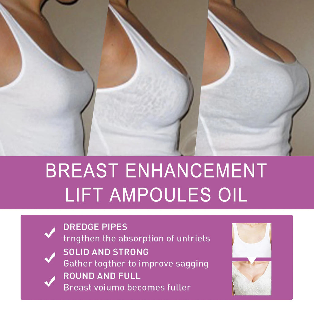 Beautiful Bust Ampoule Essence Gentle Moisturizing, Firming, Plumping, Full and Lifting Breast Care Essence Oasis Select