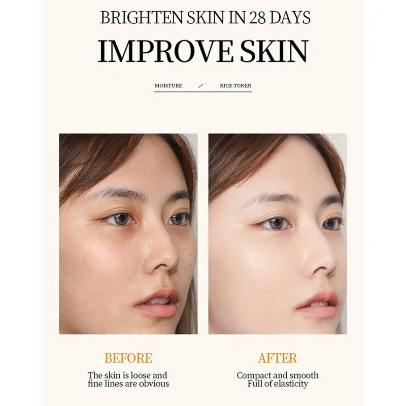 20pcs/box BIOAOUA Rice Raw Pulp Sleep Facial Mask Moisturize Brighten Whitening Oasis Select