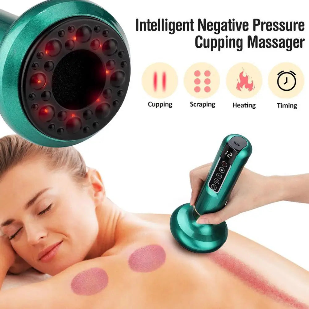 Rechargeable Cellulite Cupping Massager – Body Sculpting Tool Body Cupping Massager Oasis Select