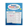 Basic Fraction Learn and Practice Training Workbook Fraction Fact Teacher Teaching Aids Primary School Math Cognitive Test Book Oasis Select 32 Pages