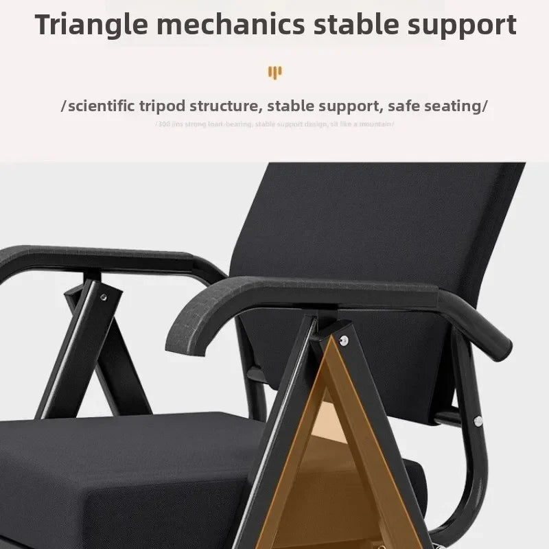 Folding chair Home leisure back chair Comfortable sedentary breathable office chair Dormitory homework chair Oasis Select