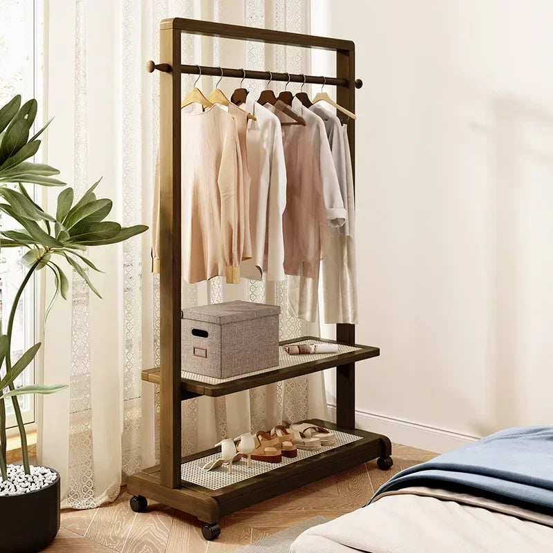 Multi-functional Coat rack Floor-to-ceiling hanger Bedroom home hanger Indoor room clothes drying rack removable Oasis Select