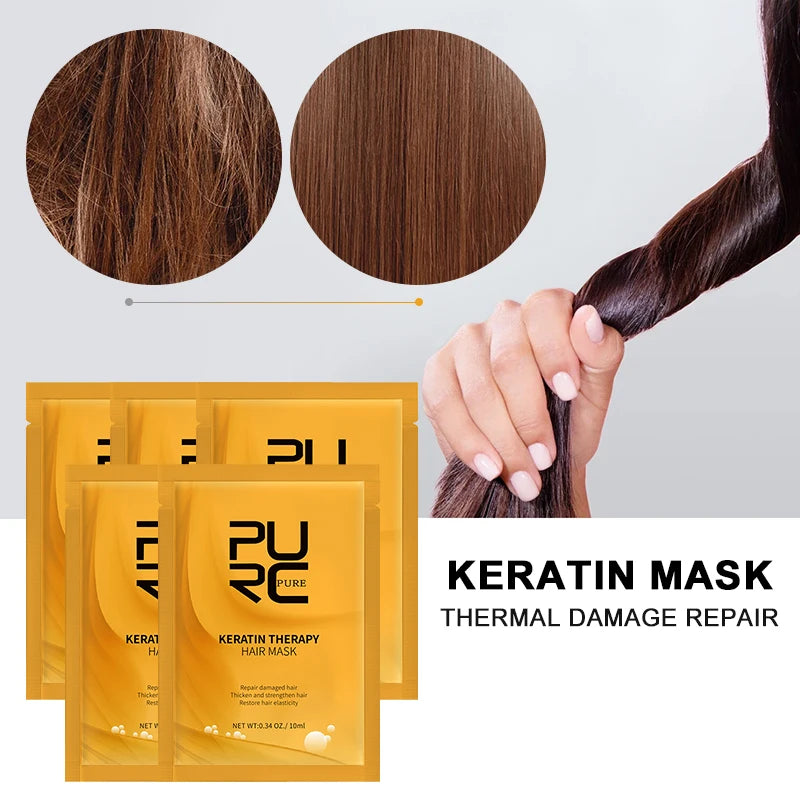 PURC Keratin Hair Mask – Repair Split Ends & Deep Moisturize Keratin Hair Mask Oasis Select