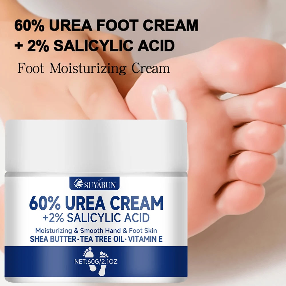 SUYARUN 60% Urea Foot Cream Stick & Face Cream Combo Set - Moisturizing & Refreshing for All Skin Types, Long protect. Oasis Select
