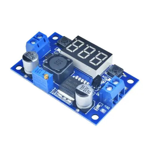 LM2596 DC Step Down Converter Voltage Regulator 4.0~40 to 1.25-37V Buck Adapter LED Display Voltmeter Adjustable Power Supply Oasis Select