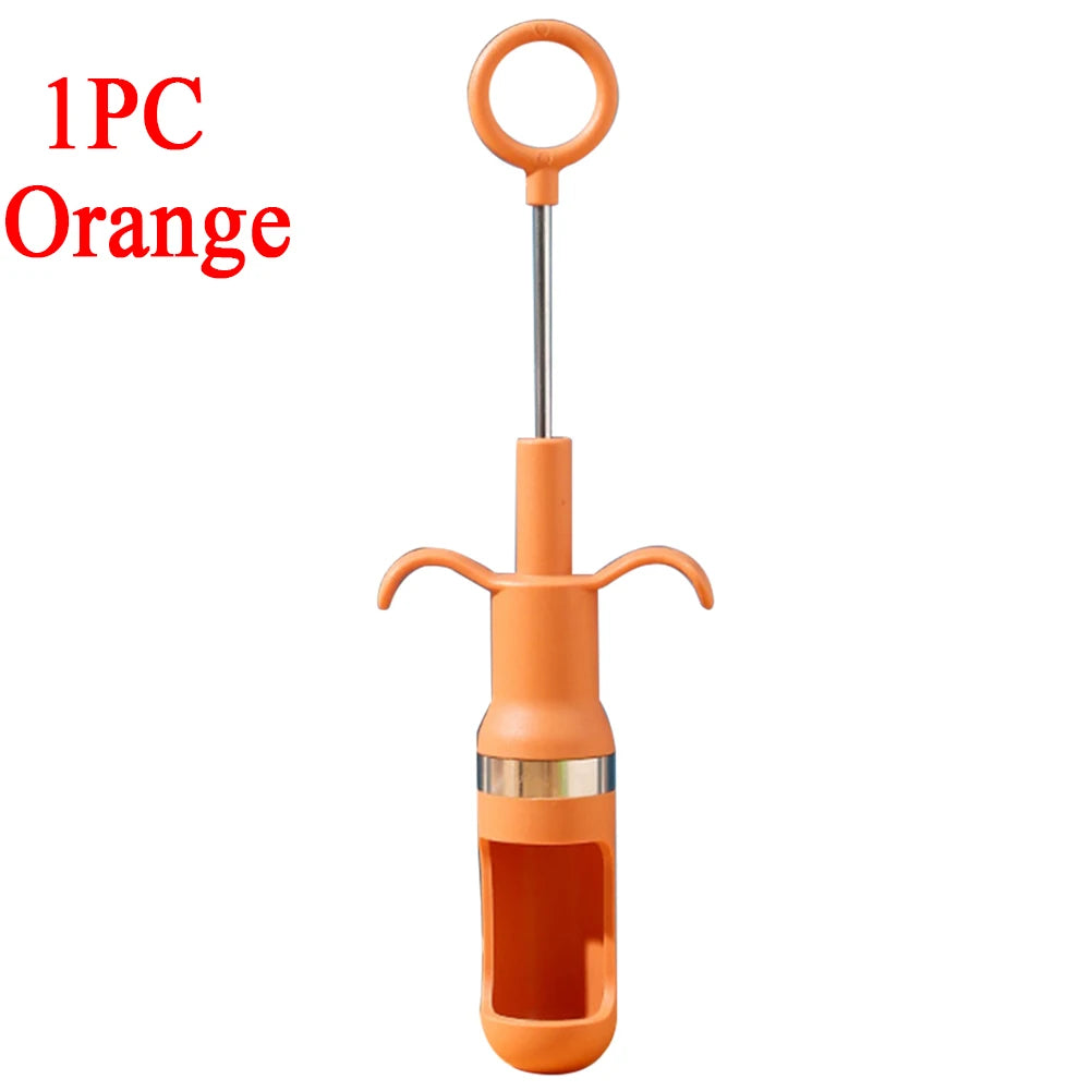 Cherry Olive Pitter & Jujube Corer – Stainless Steel 1/2/5 Pack Fruit Pitter Tool Oasis Select 1PC orange