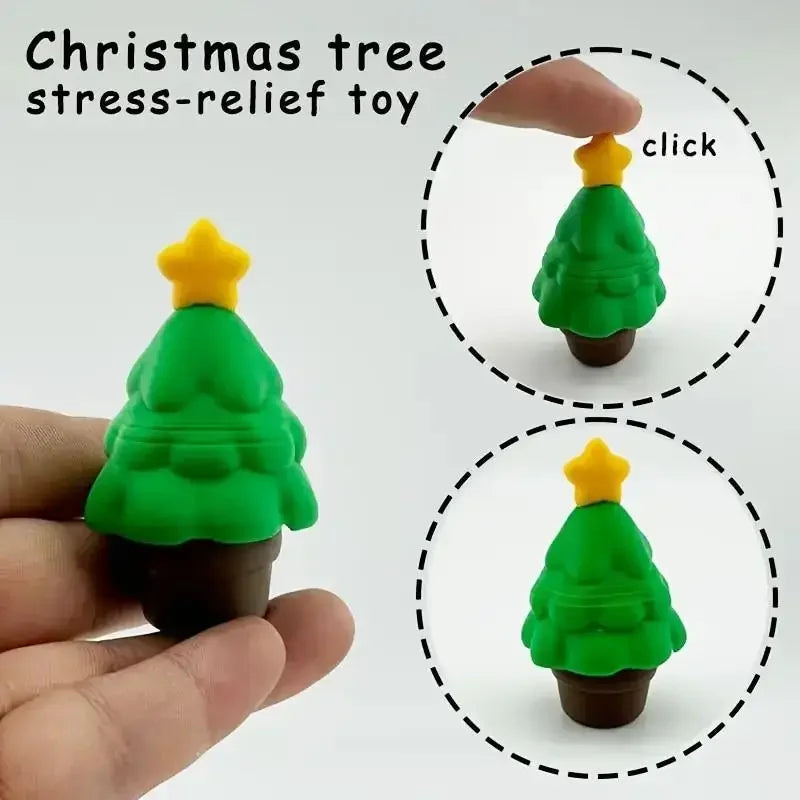 3D Printed Christmas Holiday Decoration Desktop Doll Santa Claus Falling Chimney Cute And Fun Relax Toy Pressed Ornament Clicker Oasis Select 04