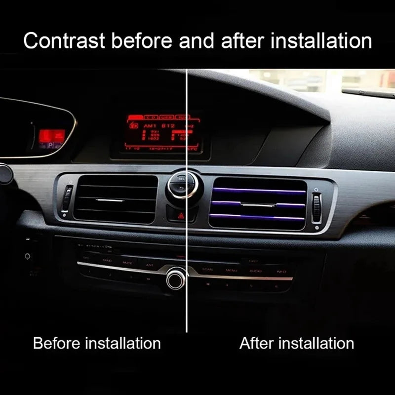 10/20pcs Car Air Conditioner Outlet Decorative U Shape Moulding Trim Decor Strips Car Styling Car Door Edge Corner Protector Oasis Select