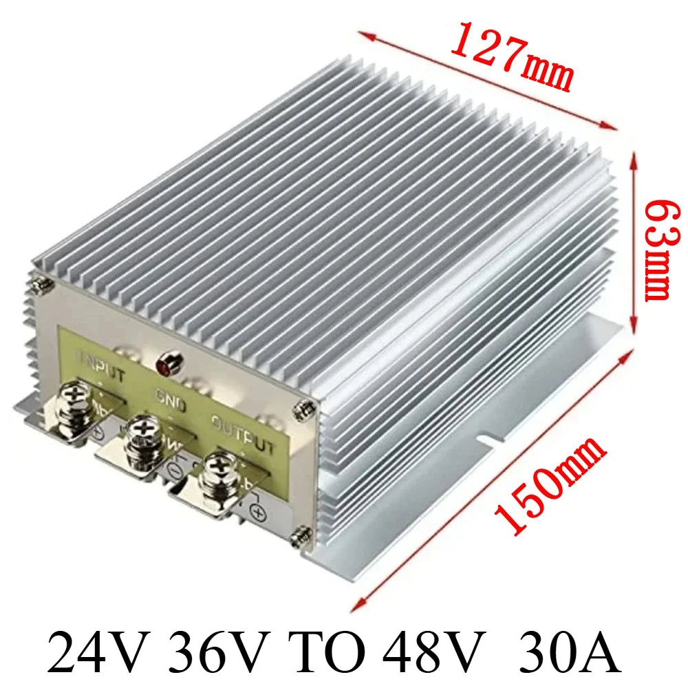 24V 36V TO 48V 3A -30A STEP UP MODULE 24V to 48V Boost Voltage Regulator DC-DC Converter FOR AUTOMOTIVES CE RoHS Certificated Oasis Select 24V 36V TO 48V 30A