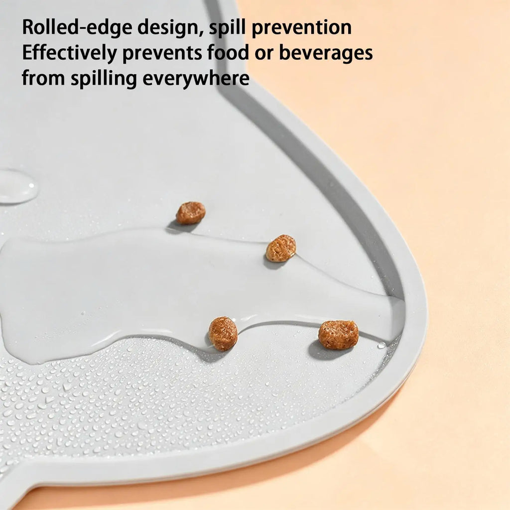 Silicone Pet Feeding Mat – Non-Slip Waterproof Dog & Cat Placemat