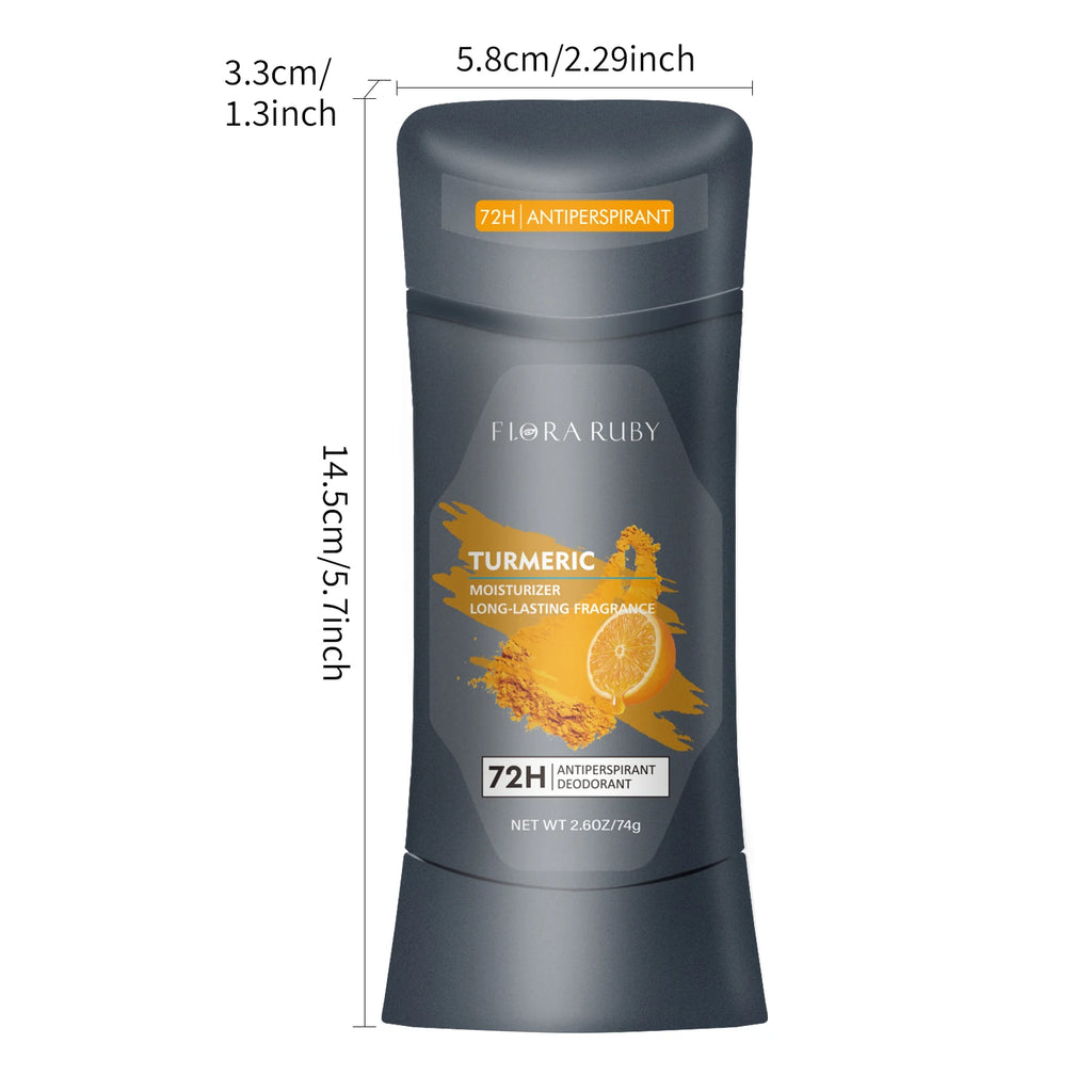 Underarm Odor Remover Deodorant Solid Perfume Long Lasting Aroma Armpit Sweat Deodorizer Moisturizing Skin Care Refreshing 74g Oasis Select