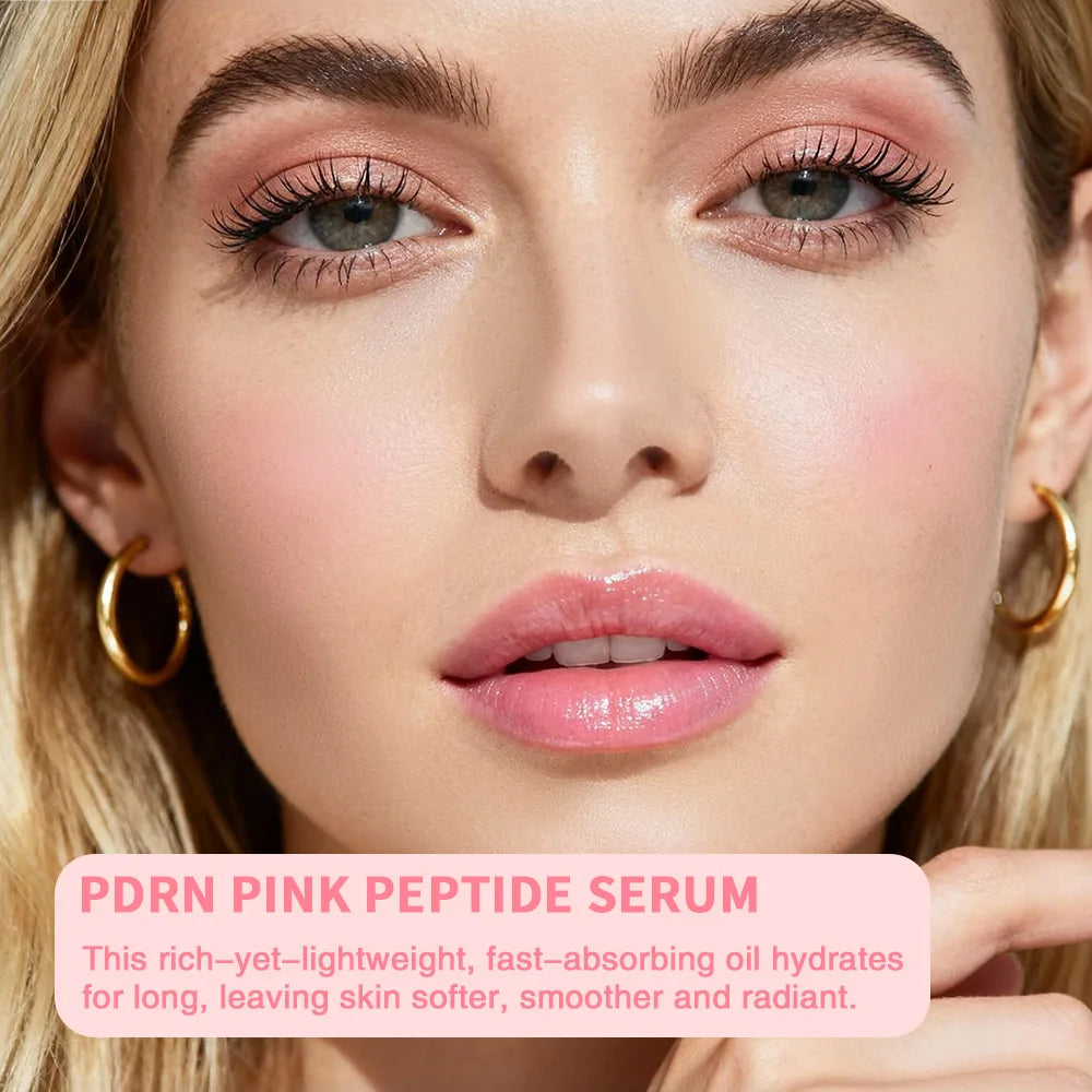 Korean Salmon DNA PDRN Serum Pink Peptide Essence Smooth Skin Barrier Repair Moisturizing Lightweight Facial Cosmetics Skincare Oasis Select