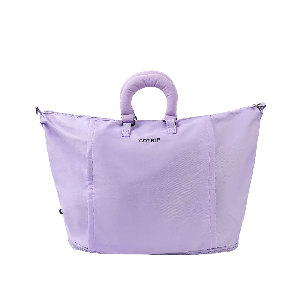 Expandable Oxford Cloth Duffel Bag, Water Resistant Large Capacity Travel Bag with Detachable Shoulder Strap Oasis Select